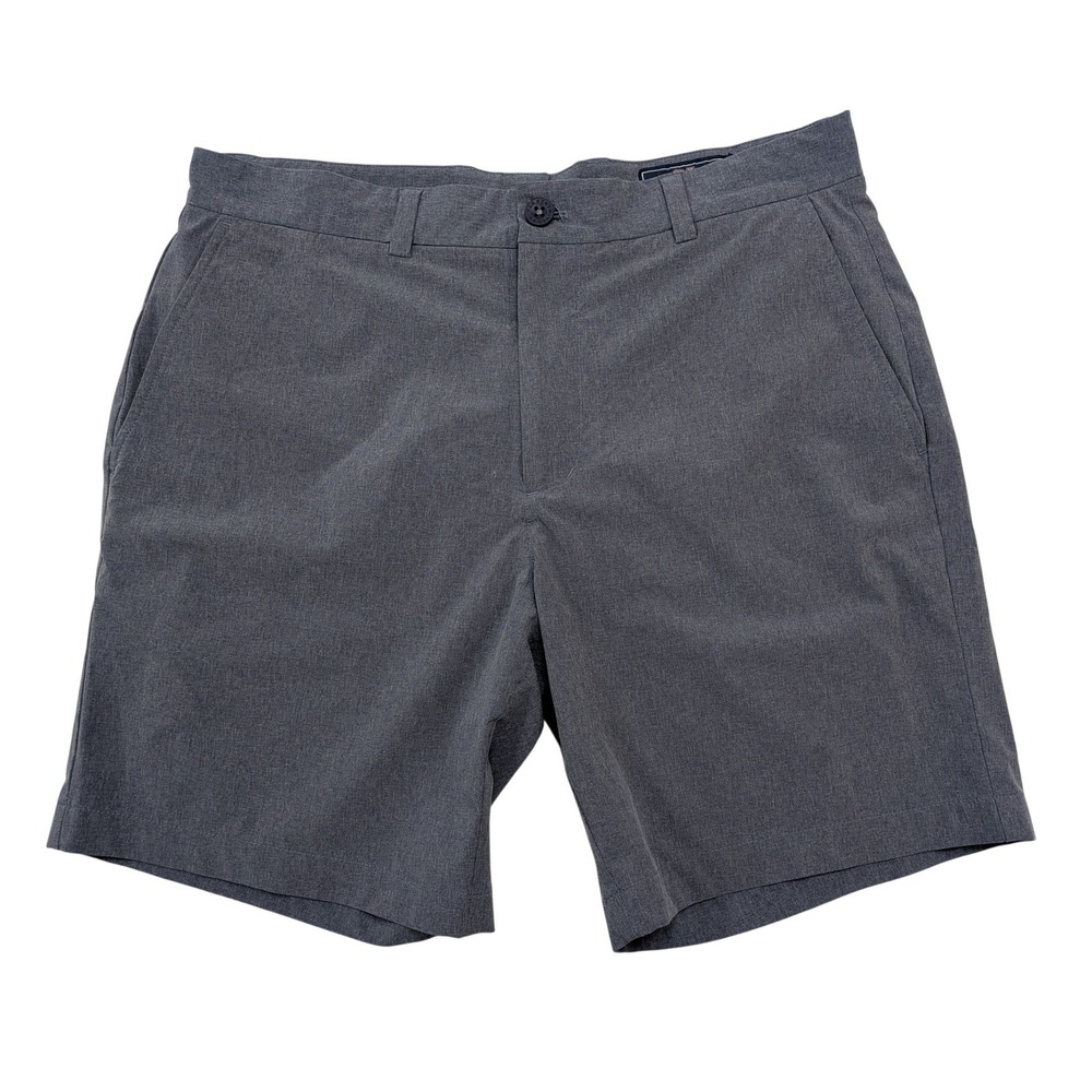 Vineyard Vines Performance Breaker Shorts Men's 33 Blue Gray Stretch Golf 8"